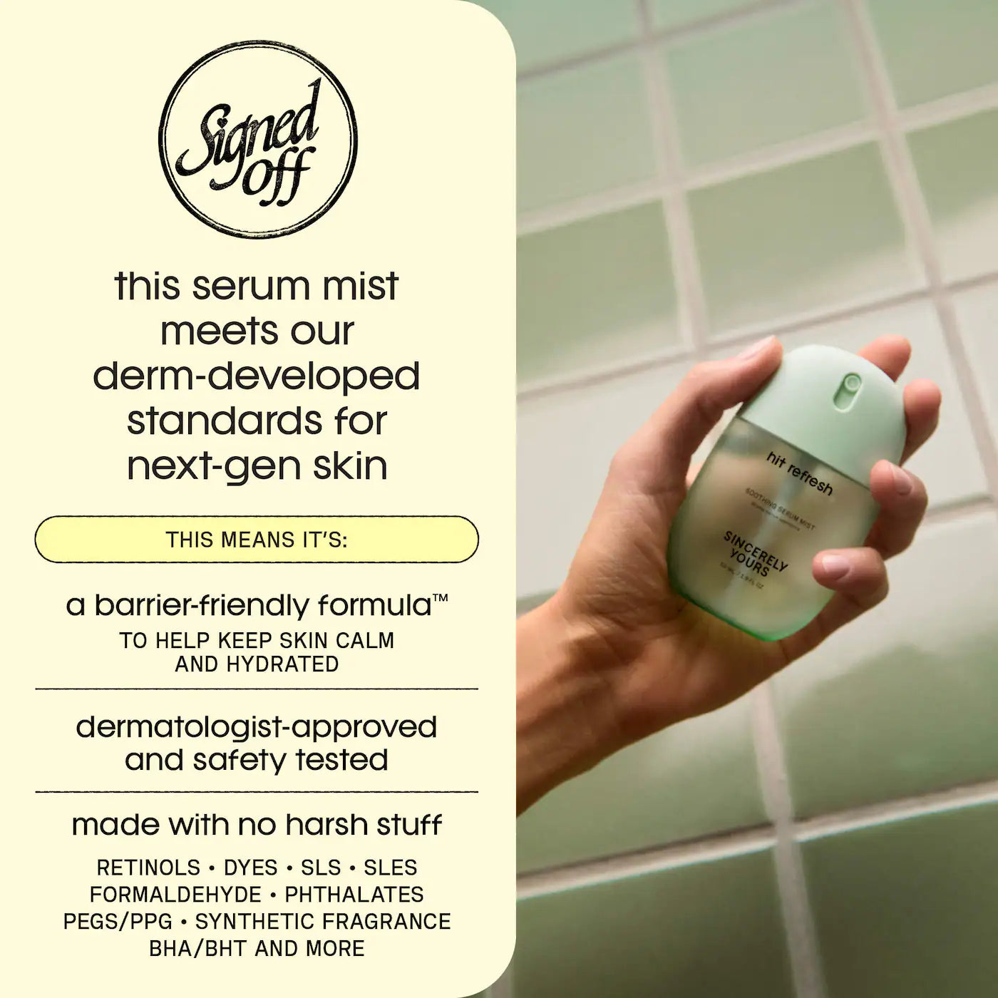 Hit Refresh Soothing and Hydrating Serum Mist with Cucumber Extract