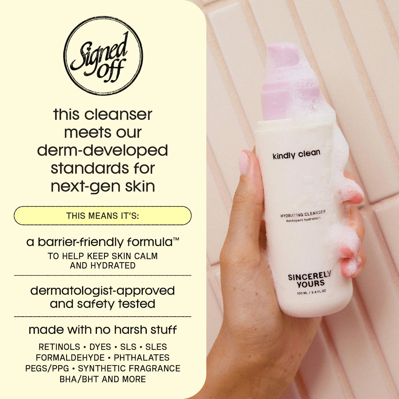 Kindly Clean Hydrating and Soothing Foaming Gel Cleanser