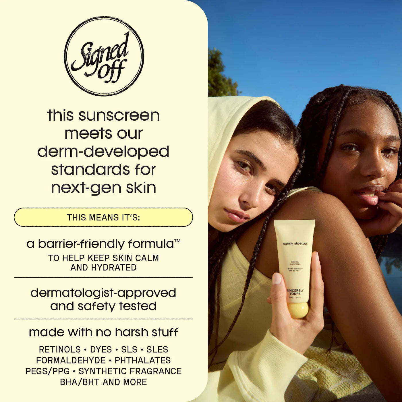Sunny Side Up Hydrating Mineral Sunscreen, Broad Spectrum Protection SPF 30 PA+++