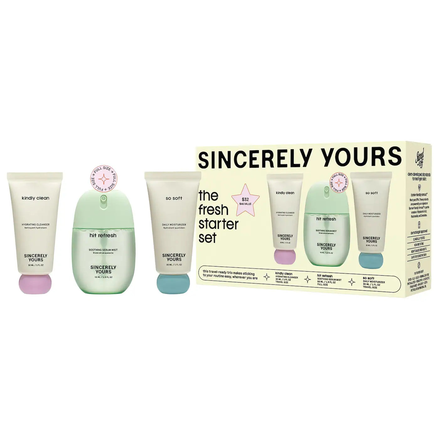 Fresh Starter 3 Piece Skincare Set