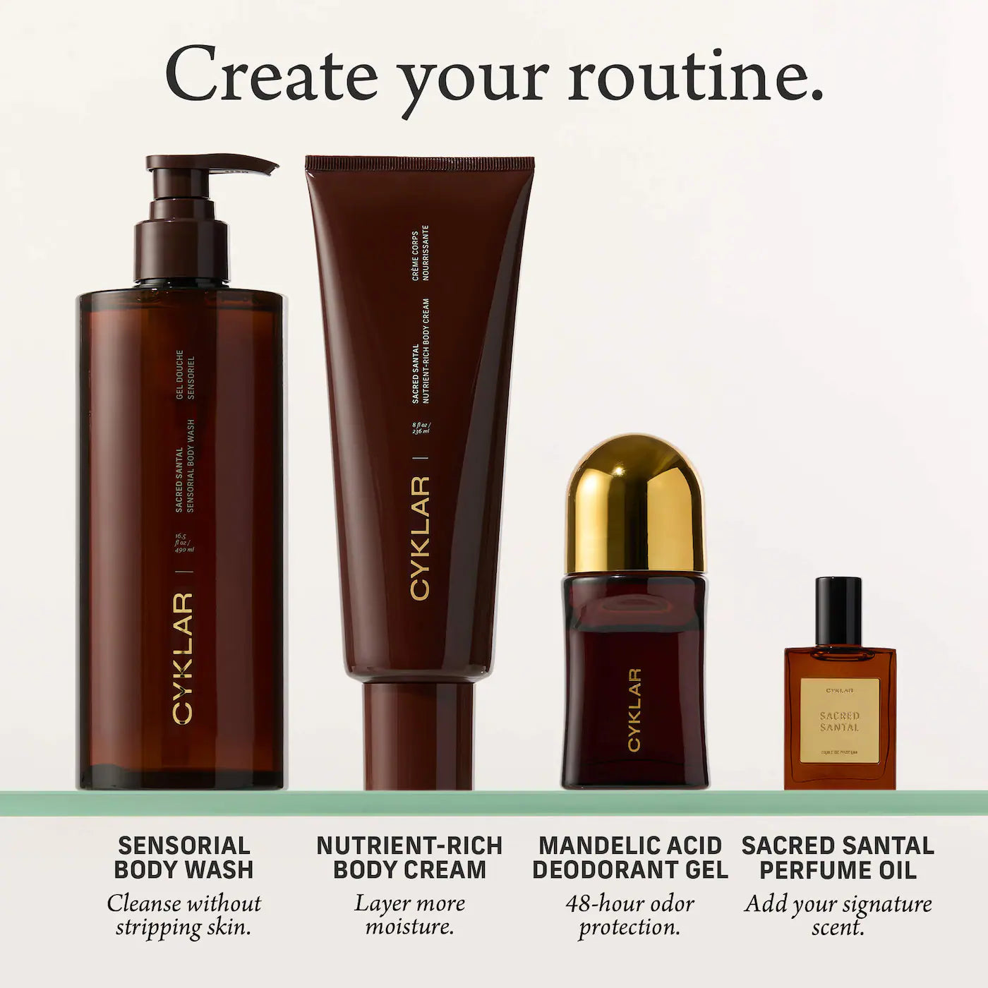 Sacred Santal Sensorial Body Wash for Moisture Barrier