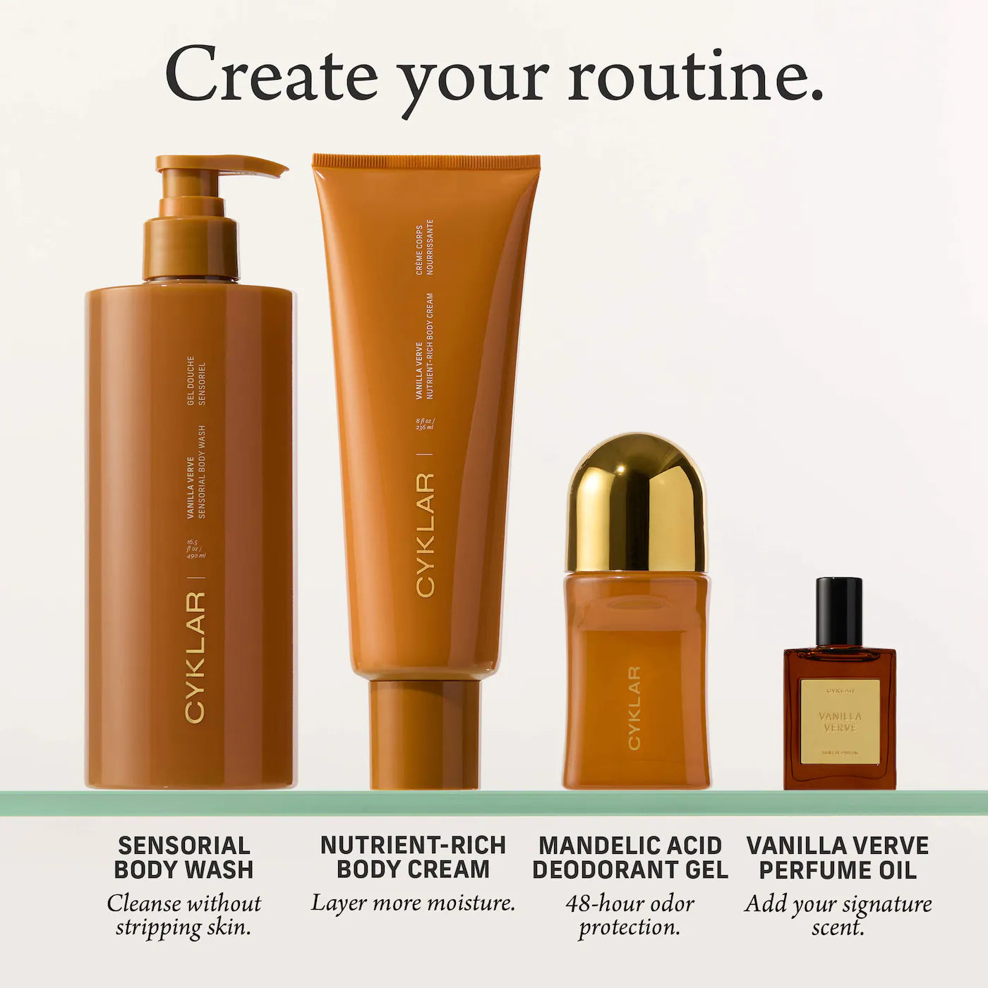 Vanilla Verve Sensorial Body Wash for Moisture Barrier