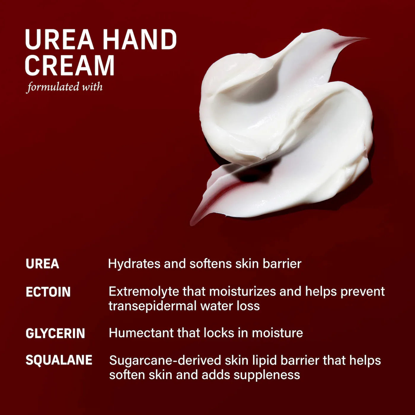 Rose Bud Urea Hand Cream with Ectoin and Squalane