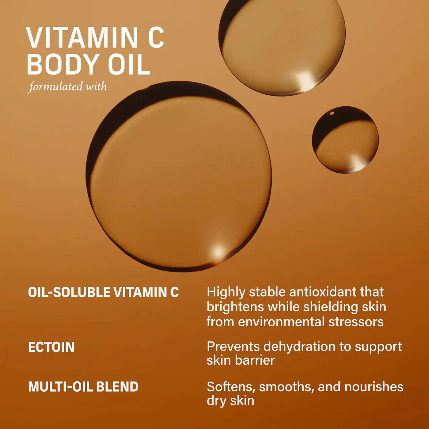 Vanilla Verve Vitamin C Body Oil with Ectoin