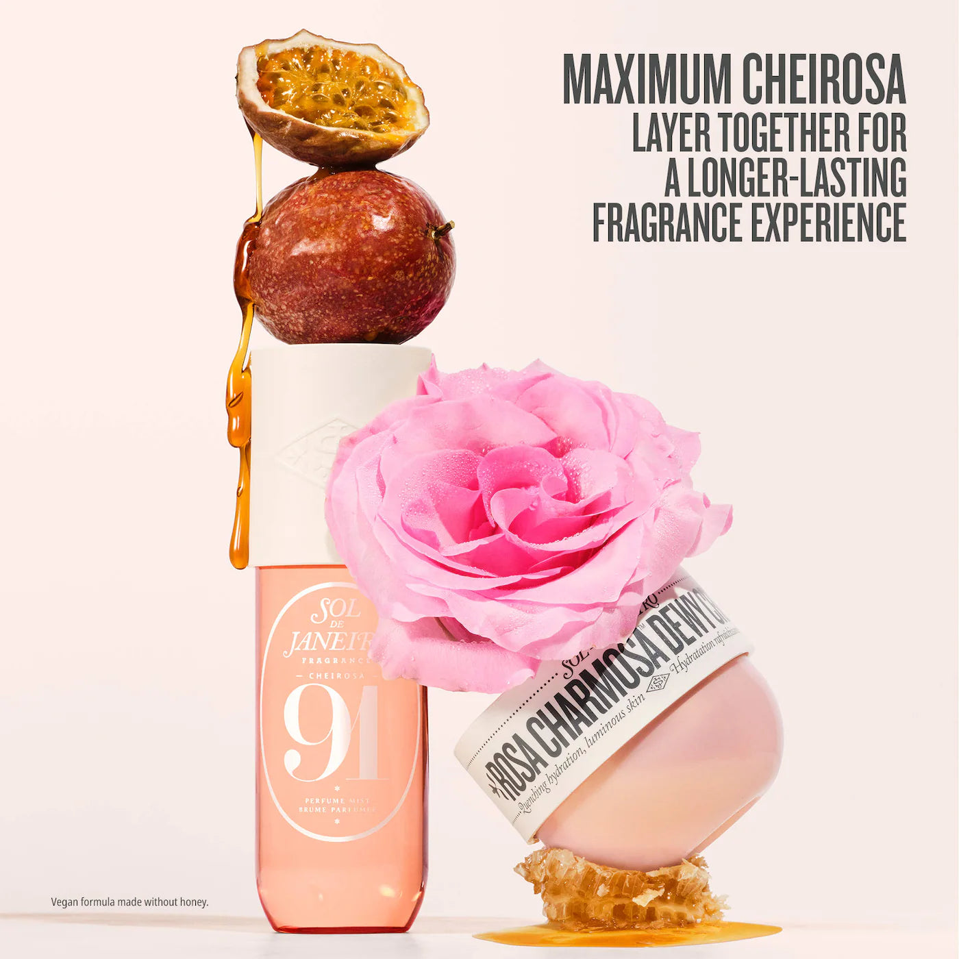 Rosa Charmosa™ Dewy Body Cream with Rosewater + Crystal Peptides
