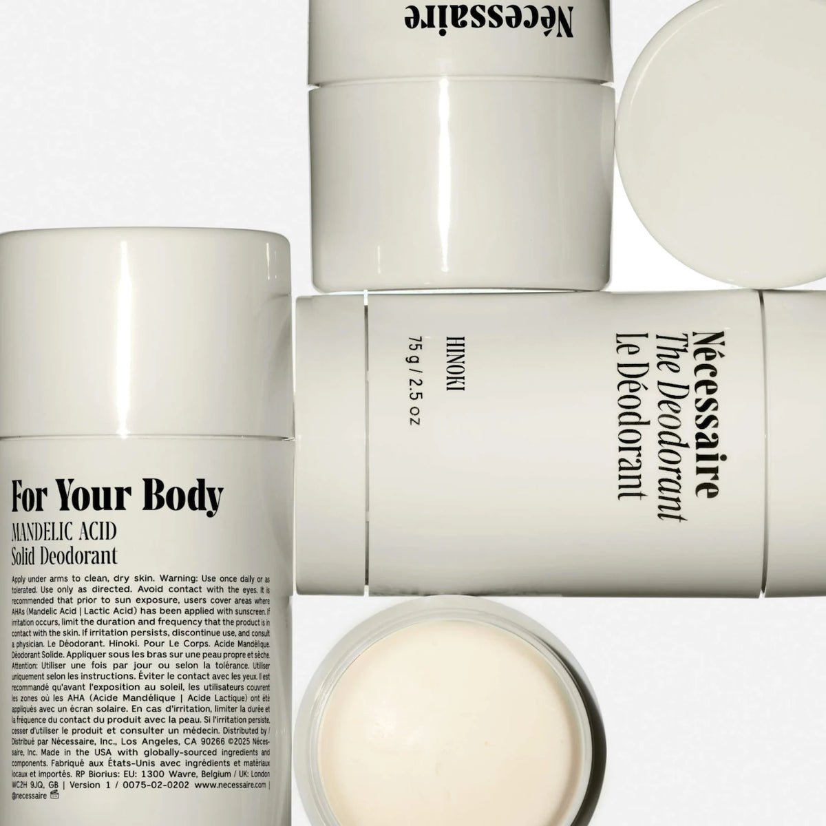 Hinoki Deodorant - Aluminum-Free Extra-Strength Mandelic Acid Deodorant