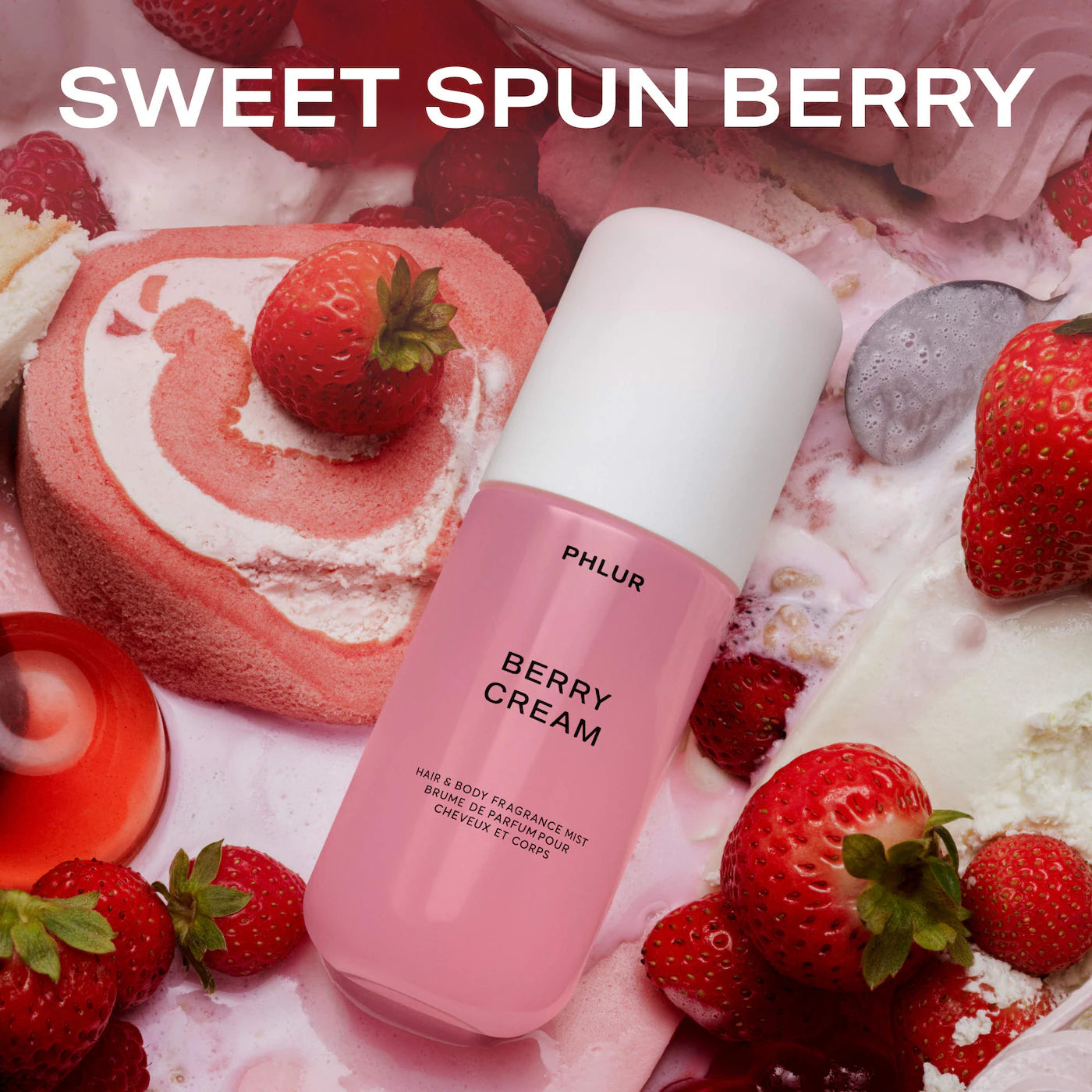 PHLUR  Berry Cream Hair and Body Mist
