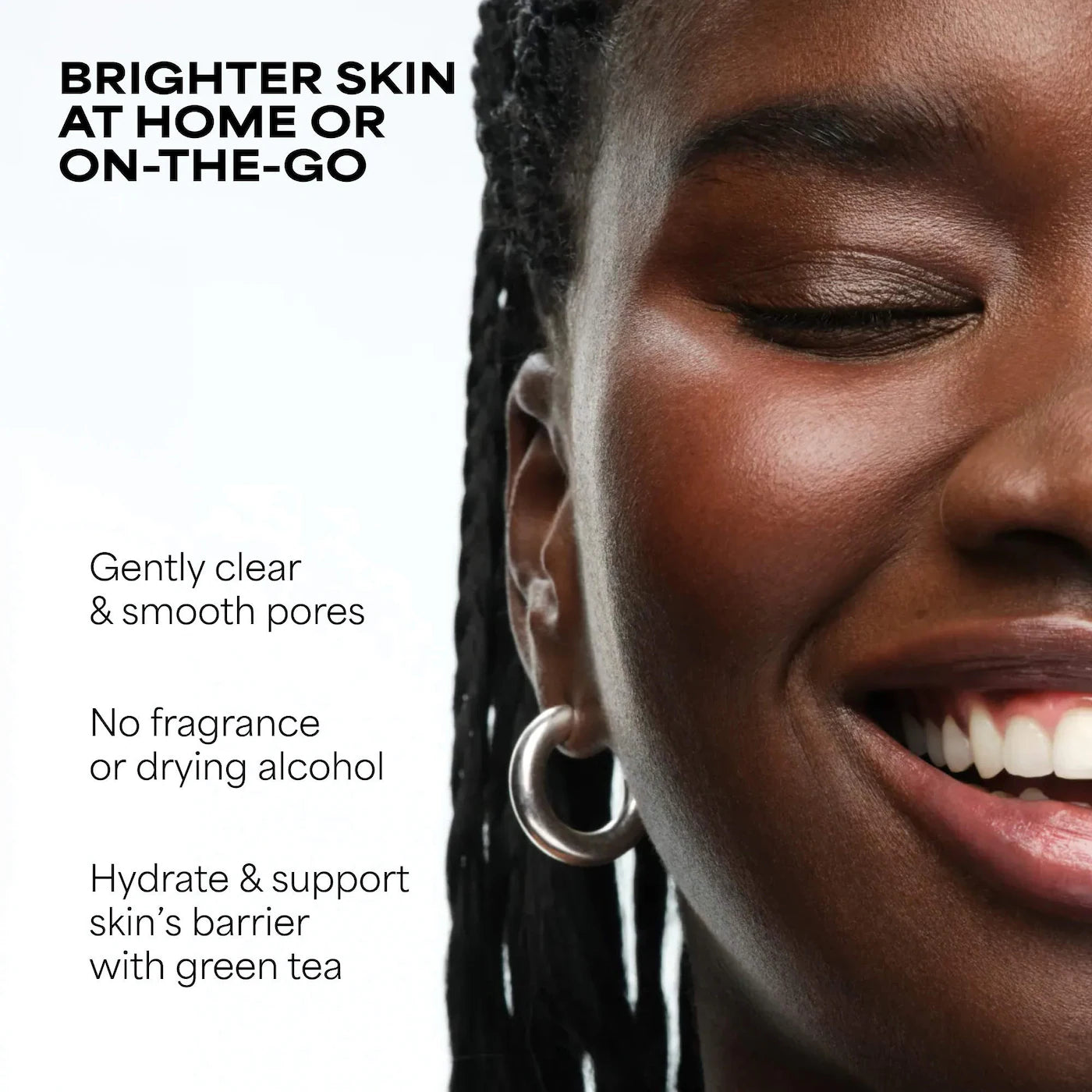 Home & Away Kit with 2% BHA Exfoliating Toner & Toner Pads for Clear Skin