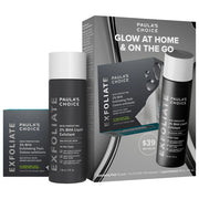 Home & Away Kit with 2% BHA Exfoliating Toner & Toner Pads for Clear Skin