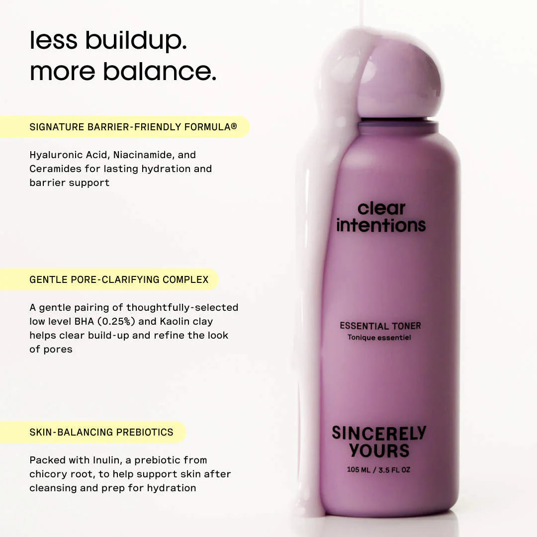 Clear Intentions Hydrating and Pore-Clarifying Essential Toner