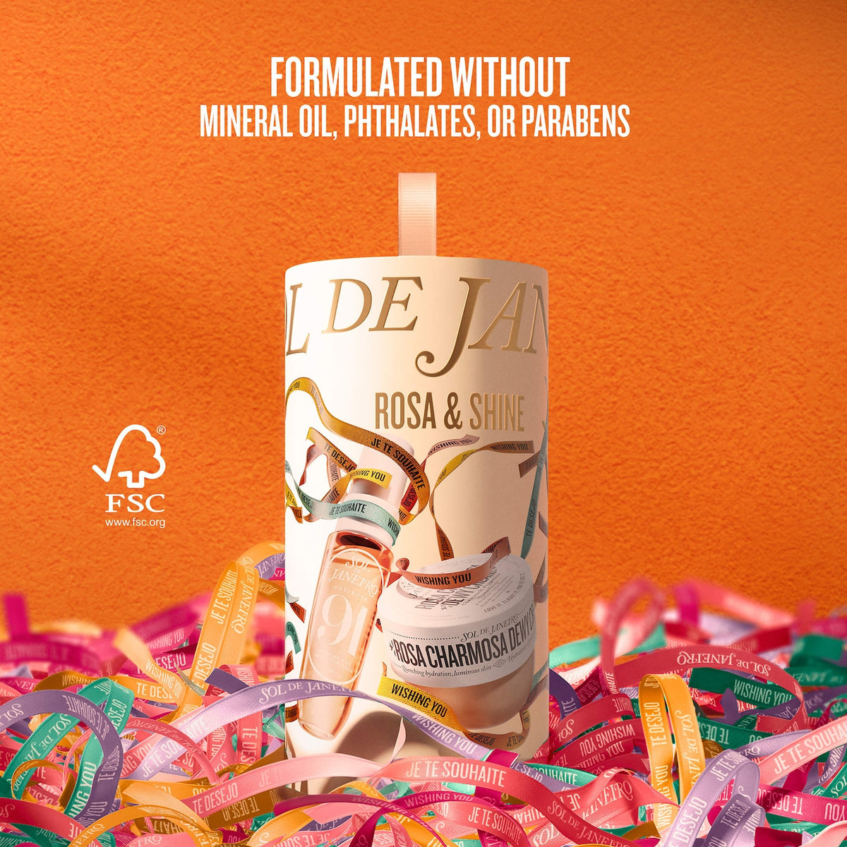 Rosa & Shine Dewy Body Cream & Floral Gourmand Fragrance Duo