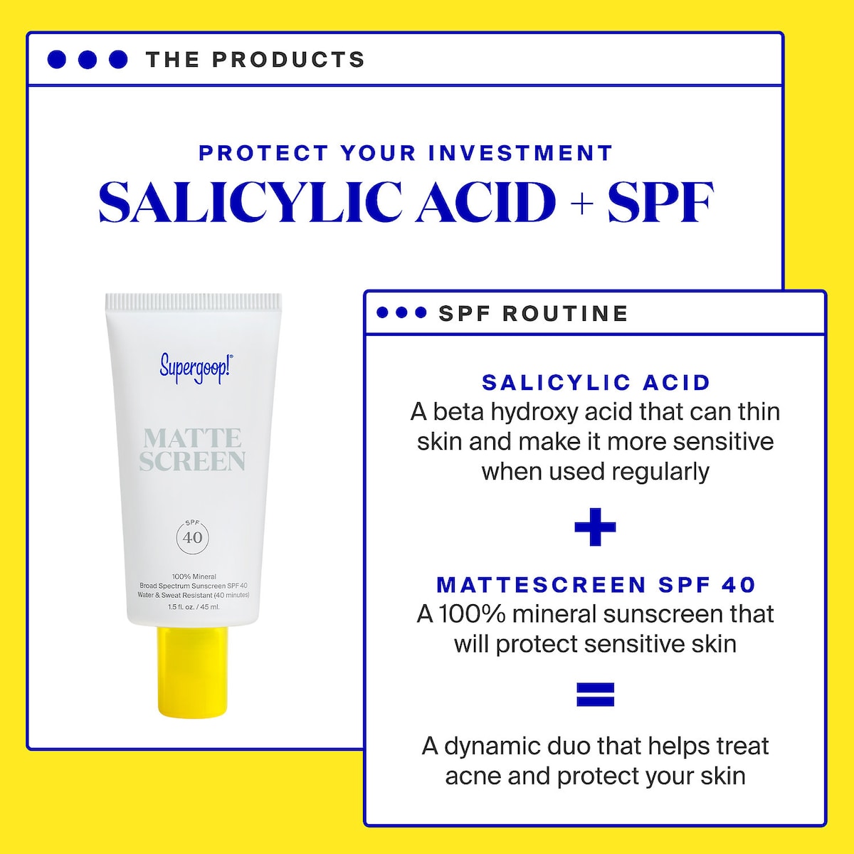 Supergoop! Mattescreen Sunscreen SPF 40
