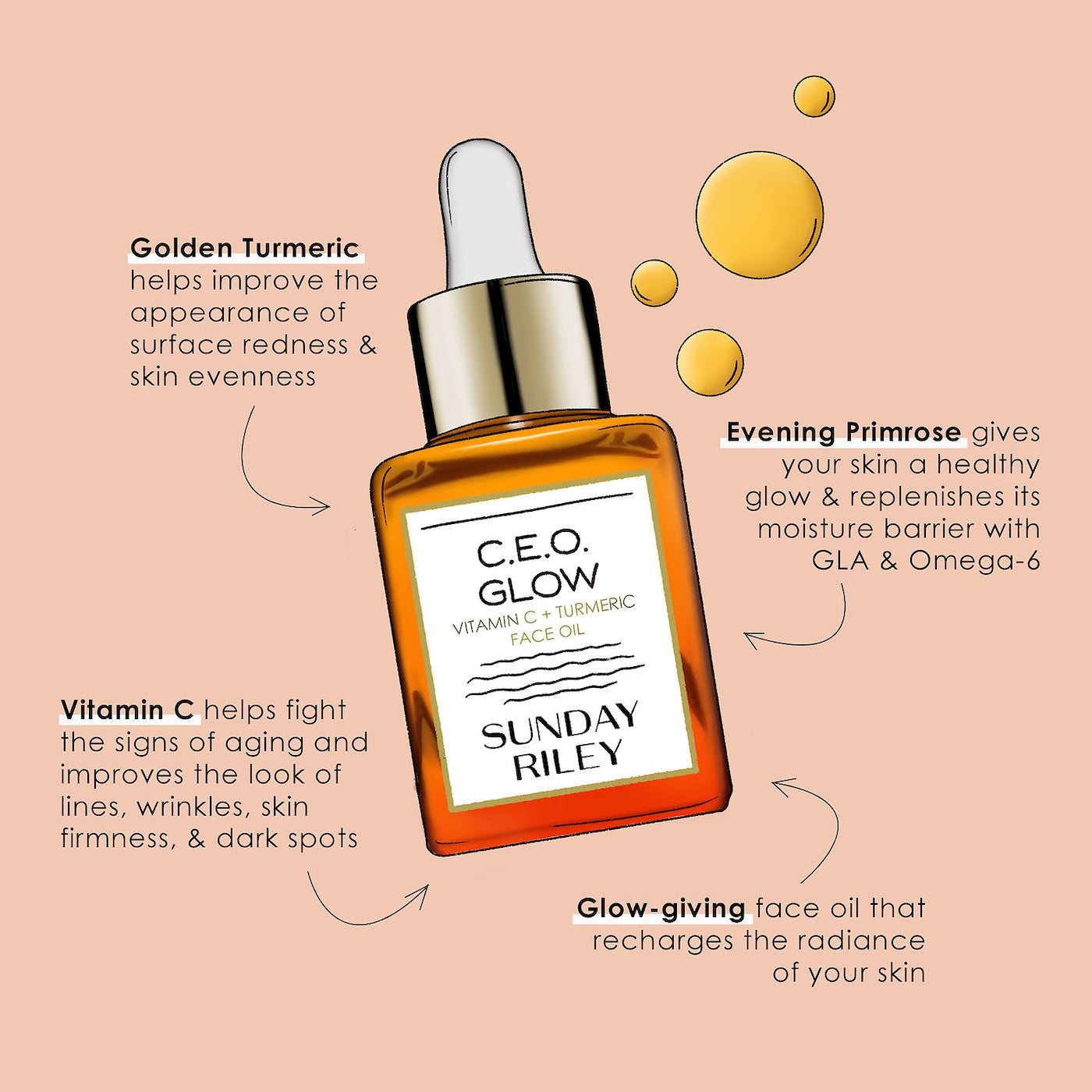 C.E.O Glow Vitamin C + Turmeric Face Oil