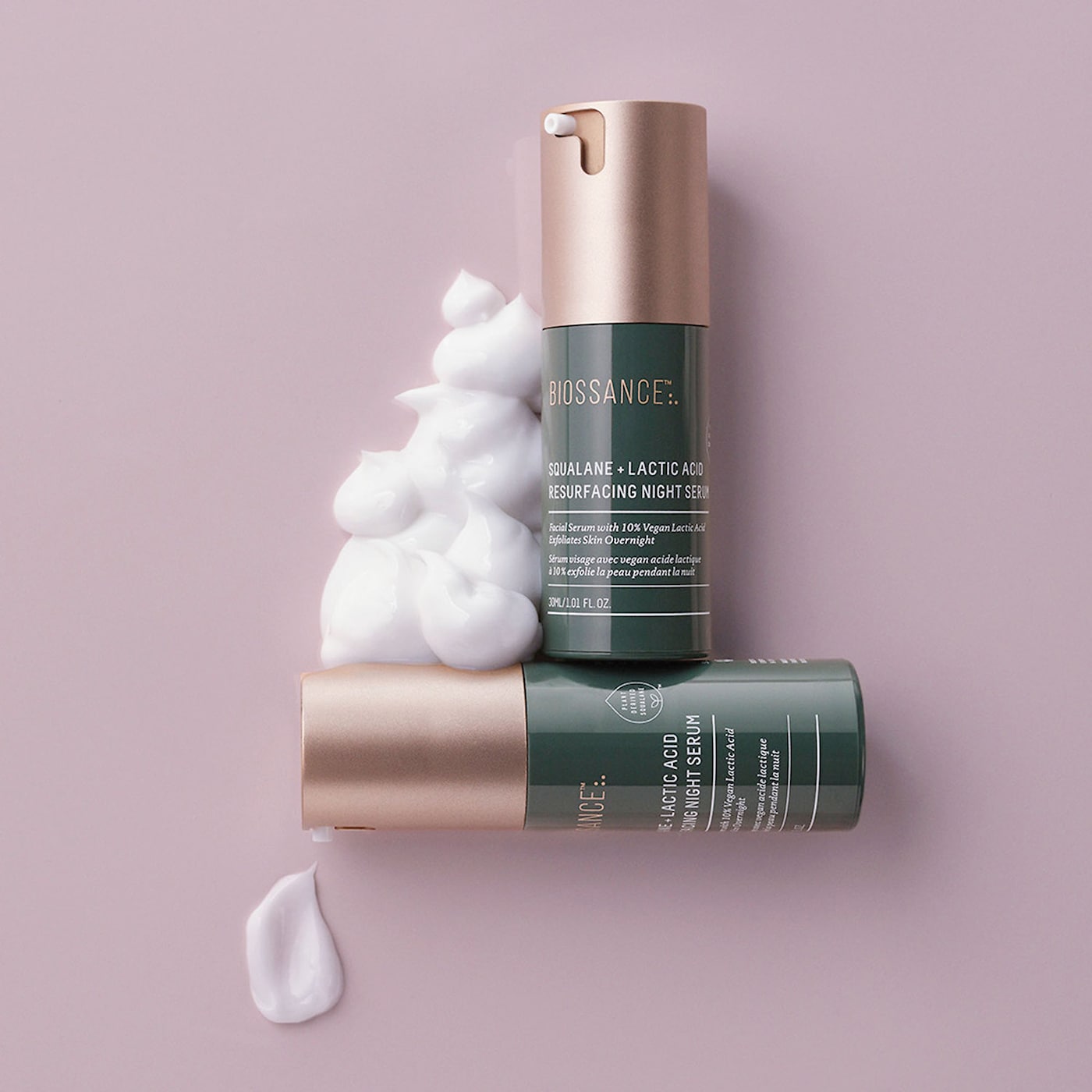 Squalane + 10% Lactic Acid Resurfacing Night Serum