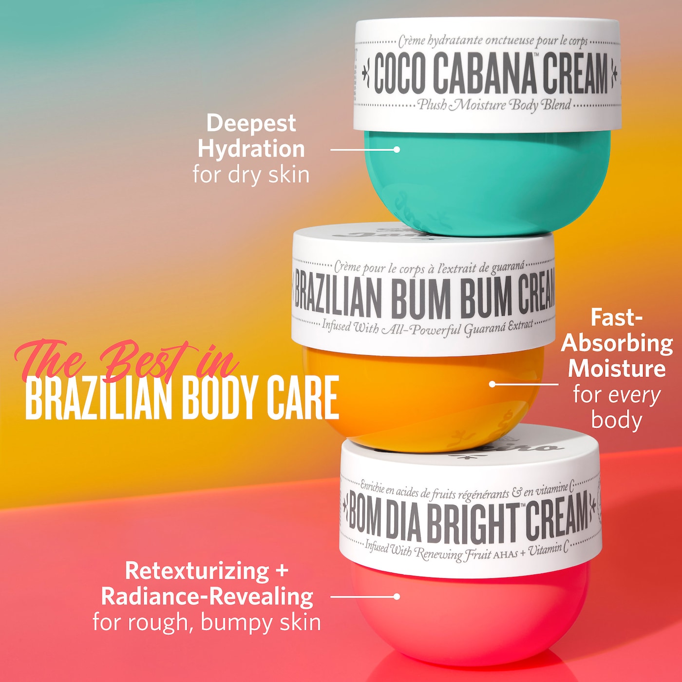 Bom Dia Bright™ Visibly Brightening and Smoothing Body Cream with Vitamin C