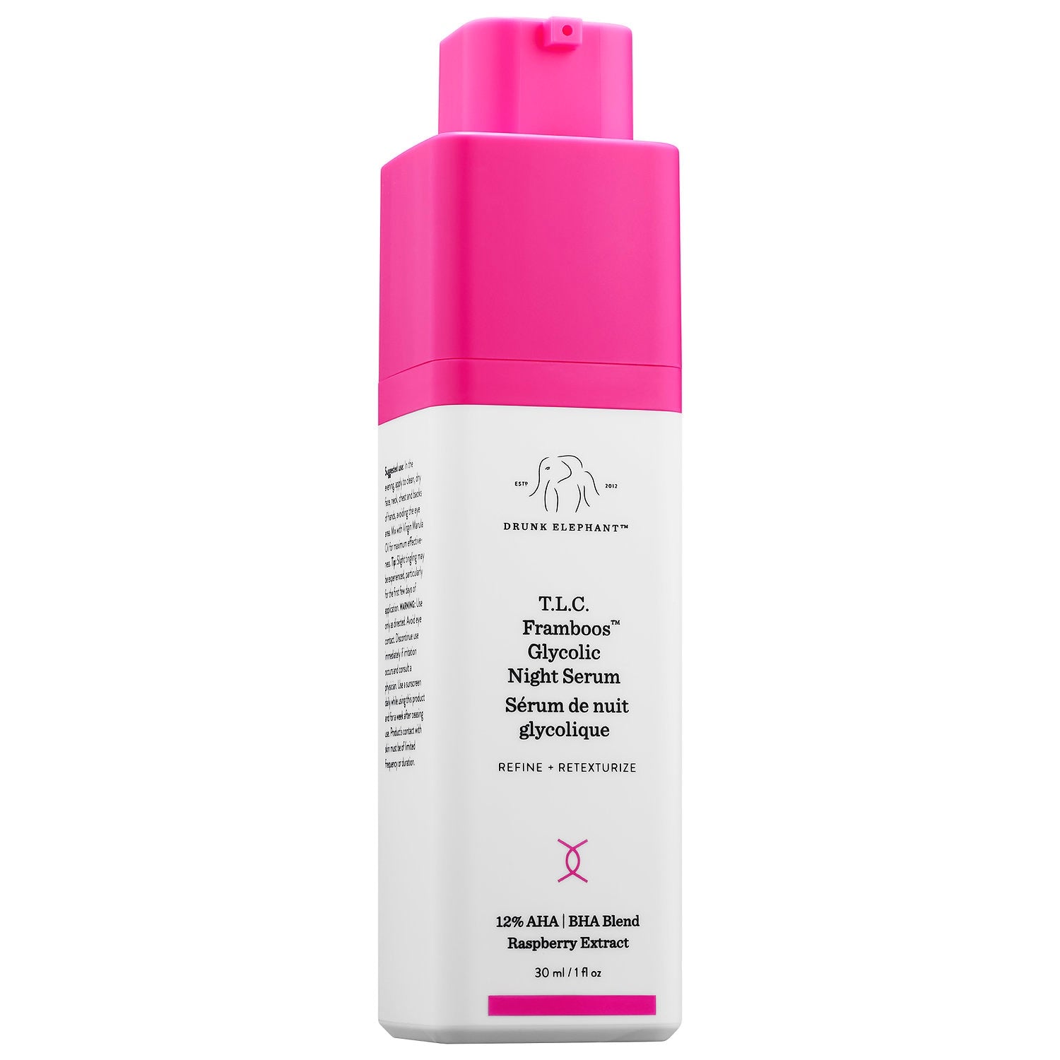T.L.C. Framboos™ Glycolic Resurfacing Night Serum - EVE